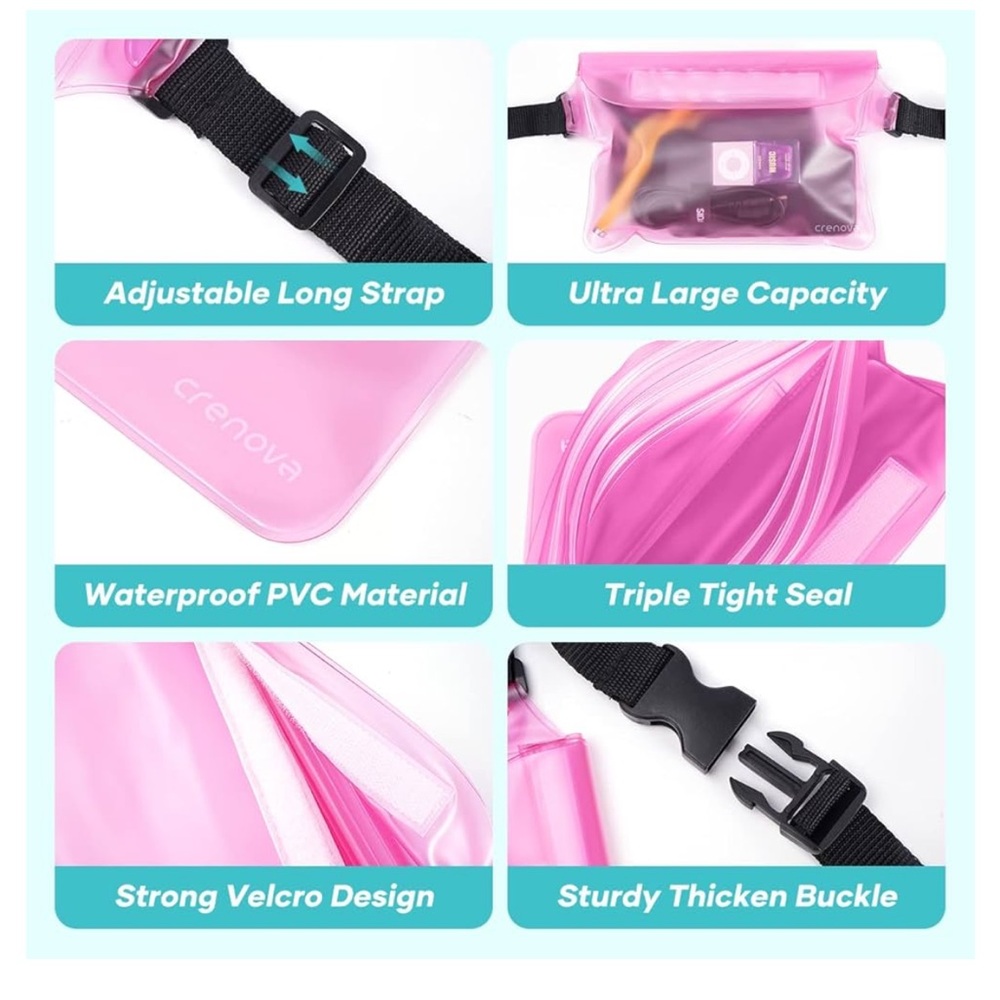Waterproof Clear Waist Bags / Fanny Pack - Picture 3 of 3